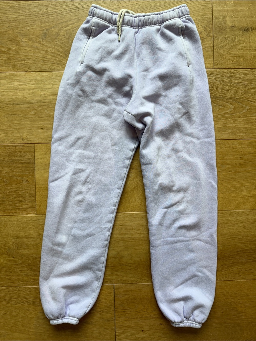 aerie Light Lavender/Off-White Jogger Sweatpants